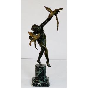 Dancer With Macaws - Claire Jeanne Roberte Colinet 